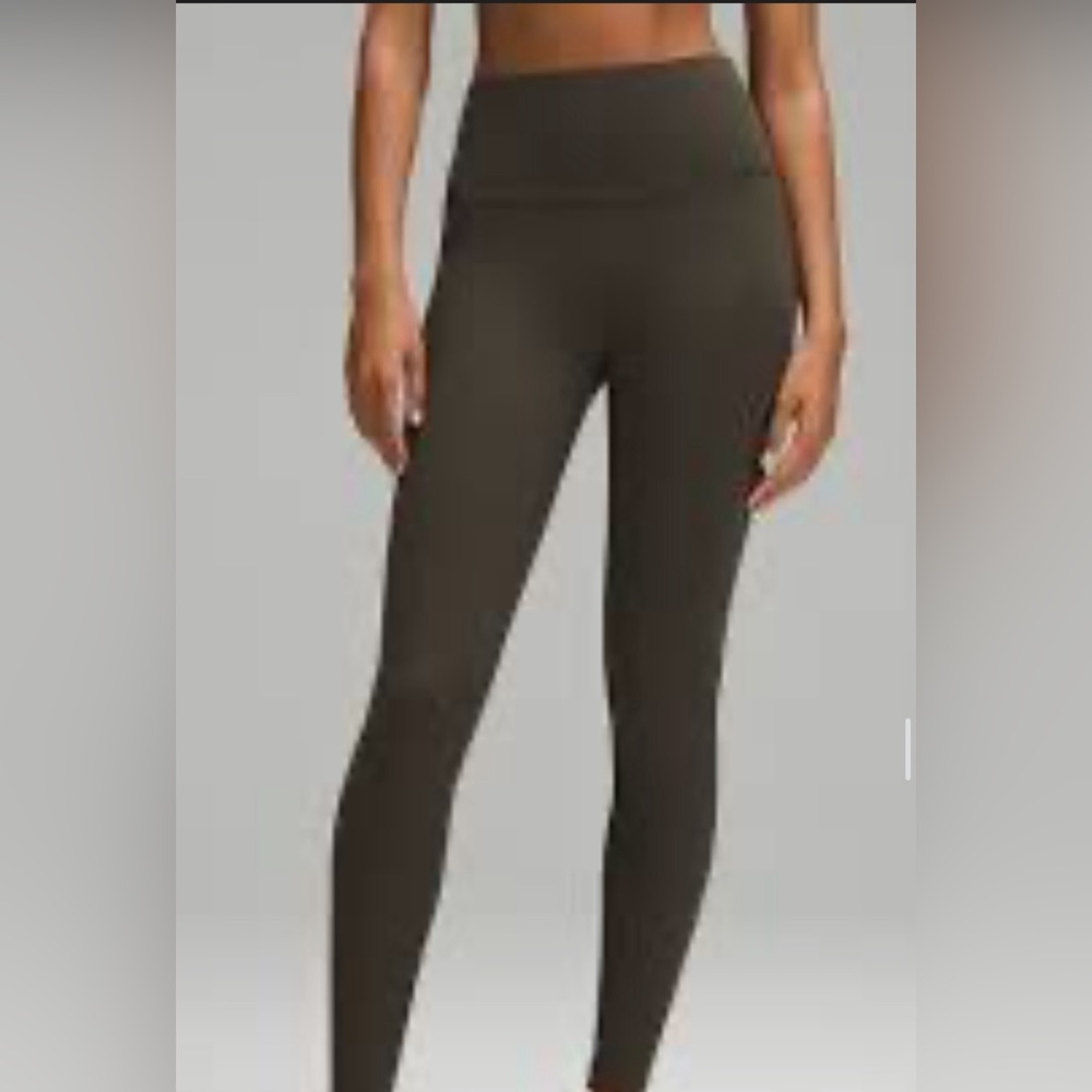 Lululemon olive wonder under size 4.